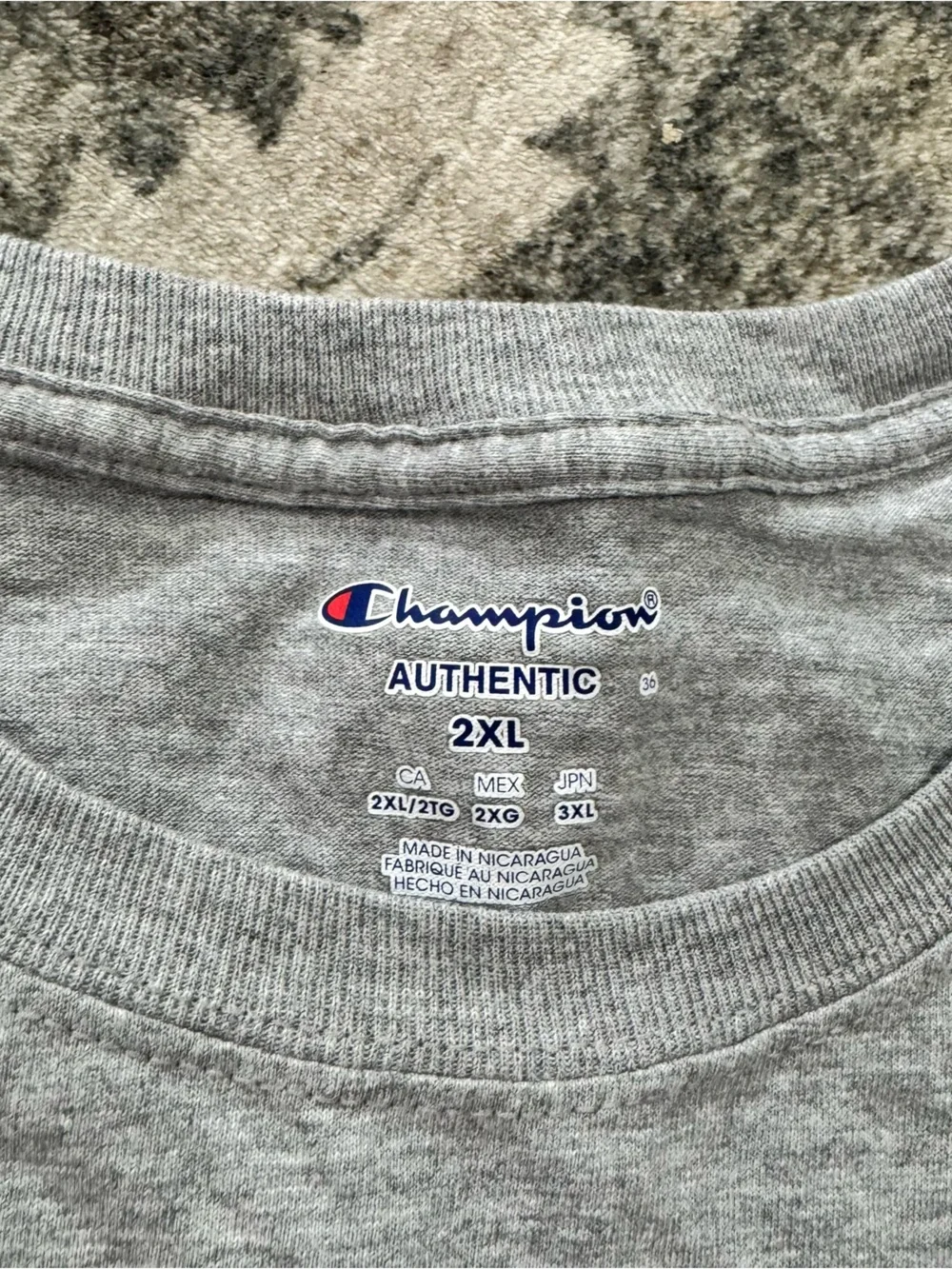 Vintage Champion Penn State X Star Wars Yoda T-Shirt 2XL Gray - Picture 5 of 5